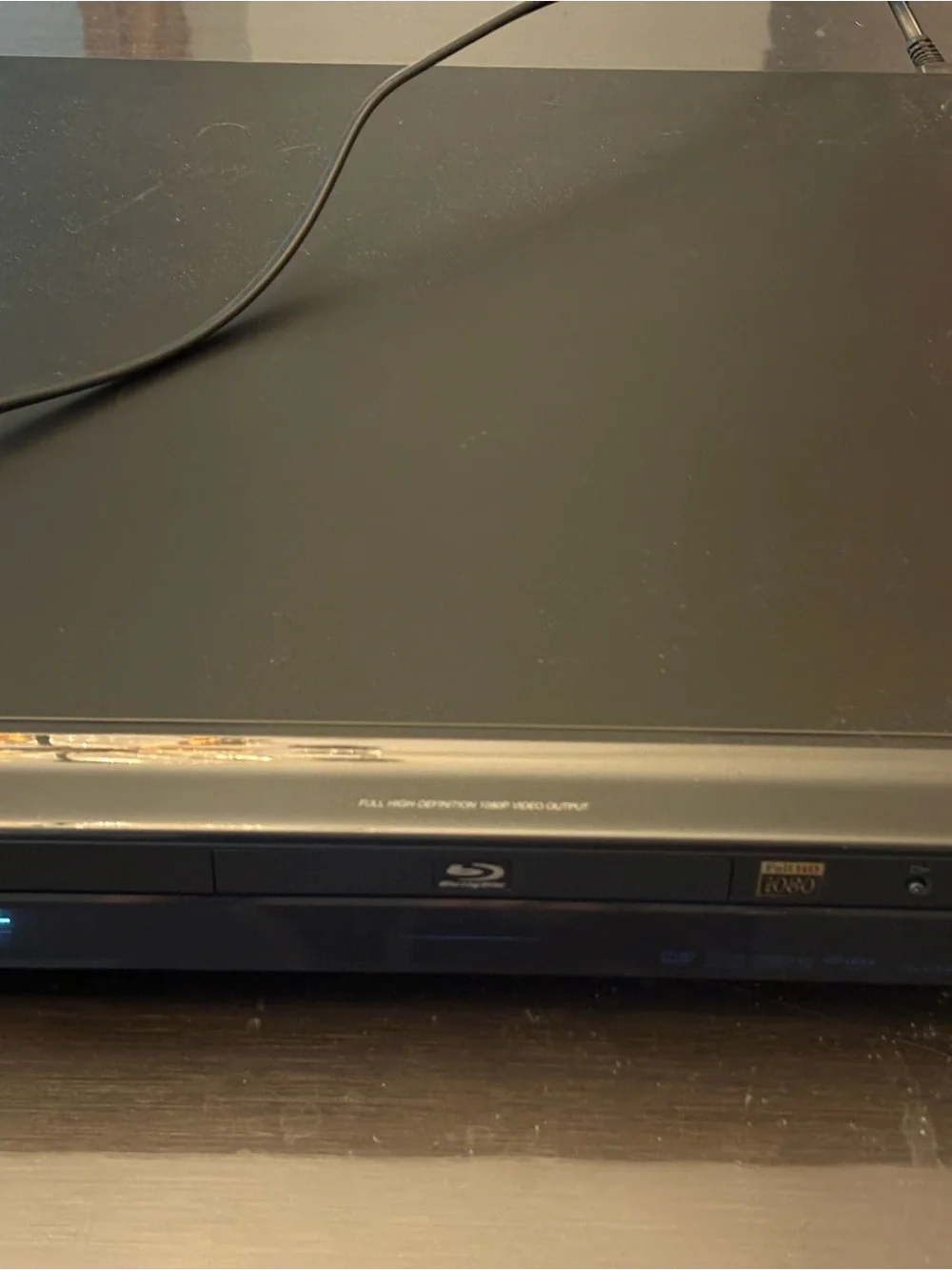 Sony Blu-ray Disc Player Manual with Black Cable